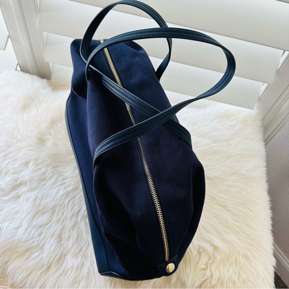 NEW TOMMY HILFIGER ♥️ LARGE TOTE LUGGAGE DUFFLE BAG Navy rare - Picture 12 of 13